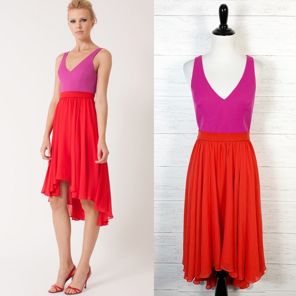 Black Halo • Francis Chiffon Skirt Dress 8